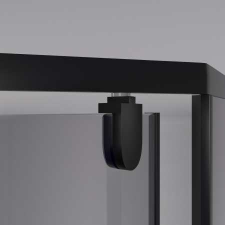 Душевой уголок Niagara Eco _0091432DT 90х90 стекло тонированное профиль черный с поддоном